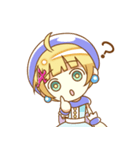 お絵かき少女アクアちゃん（個別スタンプ：5）