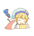 お絵かき少女アクアちゃん（個別スタンプ：6）