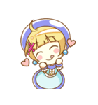 お絵かき少女アクアちゃん（個別スタンプ：7）