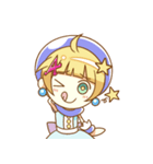 お絵かき少女アクアちゃん（個別スタンプ：10）