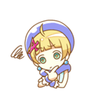 お絵かき少女アクアちゃん（個別スタンプ：11）