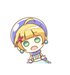 お絵かき少女アクアちゃん（個別スタンプ：14）