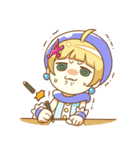 お絵かき少女アクアちゃん（個別スタンプ：18）
