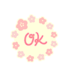 ありがとう♡お花 スタンプ（個別スタンプ：5）