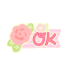 ありがとう♡お花 スタンプ（個別スタンプ：36）