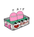 エイリアン缶（個別スタンプ：18）