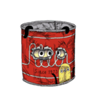 エイリアン缶（個別スタンプ：36）
