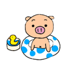 ぶたおの夏2019（個別スタンプ：9）