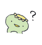 かっぱと筆文字（個別スタンプ：30）