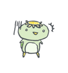 かっぱと筆文字（個別スタンプ：33）