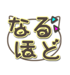 さりげ猫のでか文字スタンプ（個別スタンプ：28）