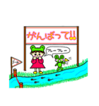 カエルになりたい少女ルエカちゃん（個別スタンプ：18）