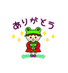 カエルになりたい少女ルエカちゃん（個別スタンプ：24）