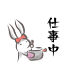 水彩兎（個別スタンプ：27）