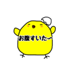 ぴよこの腹の中、しろとくろ（個別スタンプ：8）