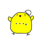 ぴよこの腹の中、しろとくろ（個別スタンプ：21）