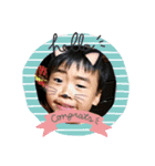6歳のぼくの文字②とイラストとおまけ写真（個別スタンプ：25）