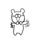 落書きのくまさん（個別スタンプ：15）