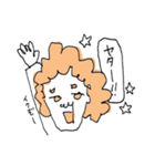 モジャモジャあたま（個別スタンプ：7）