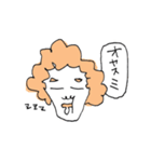 モジャモジャあたま（個別スタンプ：8）