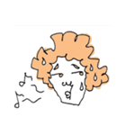 モジャモジャあたま（個別スタンプ：9）
