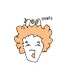 モジャモジャあたま（個別スタンプ：40）