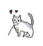 サバトラ猫 てっちゃんの日常 その2（個別スタンプ：7）