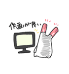 推し活うさぎ（個別スタンプ：16）