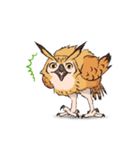 フクロウスタンプ ミミズクくん！（個別スタンプ：13）