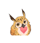 フクロウスタンプ ミミズクくん！（個別スタンプ：14）