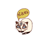 cats art stamp.（個別スタンプ：24）