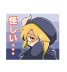 カラスの朱牙ちゃんスタンプ（個別スタンプ：15）