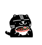 ちちネコ黒（個別スタンプ：31）