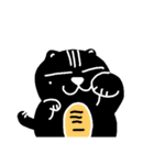 ちちネコ黒（個別スタンプ：35）