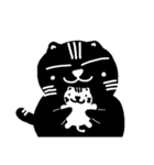 ちちネコ黒（個別スタンプ：36）