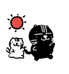 ちちネコ黒（個別スタンプ：38）