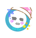 丸顔キモチ（個別スタンプ：9）