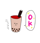 シュールなタピオカドリンク（個別スタンプ：3）