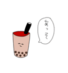 シュールなタピオカドリンク（個別スタンプ：22）