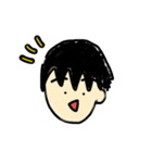 とりあえず、笑っとけ（個別スタンプ：3）
