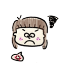 気ままな女の子（個別スタンプ：4）