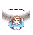テレパシーで話す女の子（個別スタンプ：14）
