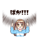 テレパシーで話す女の子（個別スタンプ：22）