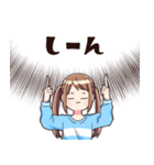 テレパシーで話す女の子（個別スタンプ：30）