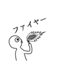 動く！白いヤツら達 2（個別スタンプ：3）