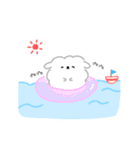 わたあめ犬のゆるい夏スタンプ（個別スタンプ：35）
