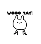 英会話うさぎ（個別スタンプ：7）