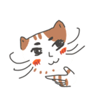 猫のサンドイッチ（個別スタンプ：18）