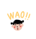 さがりまゆげちゃん（個別スタンプ：4）