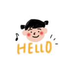 さがりまゆげちゃん（個別スタンプ：7）